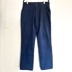 Lands' End Men's Stretch Comfort Waist Flannel Lined Knockabout Chino Pants